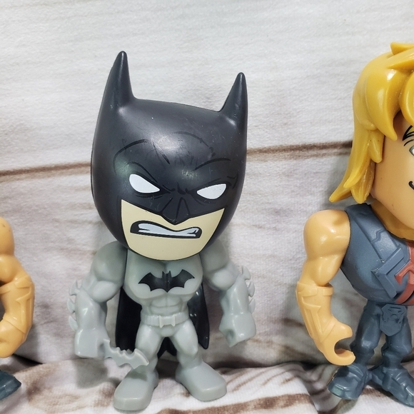 Sonic Wacky Pack 2021 Batman & 2022 He-Man Figures 4 Inch Posable Arms - Picture 3 of 9